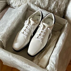Stella McCartney Black and White Platform Sneakers